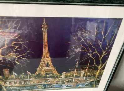 Framed Eiffel Tower Print