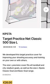 Target goal net 3/2meter
