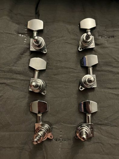 Electric acoustic Tuners Machine heads 3 Left x 3 Right A-Side Set Ibanez Gibson electric Guitar parts accessories