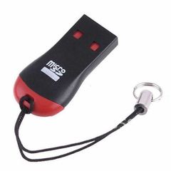 USB 2.0 microSD Card Reader Compact Memory Card Adapter