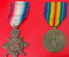 Ww1 1914 Pair Of  Medals G.burrows K23930