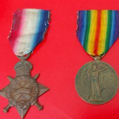 Ww1 1914 Pair Of  Medals G.burrows K23930