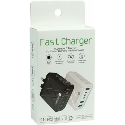 55W 6 Port Charger