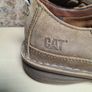 mens CATERPILLAR casual shoes brown leather Size UK 8 EU 42 Image 3