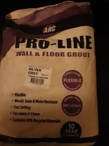 Silver grey grout