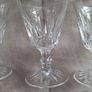A Set Of 6 X  Vintage Waterford Crystal Wine Port or Sherry Glasses 5" Stamped And  A Rare Cut Image 3