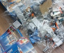 Lego, incomplete , Harry Potter,  Howard's Castle, Nasa Apollo 11, Lego city rocket
