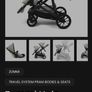Zummi Halo Tandem Seat Grey Image 6