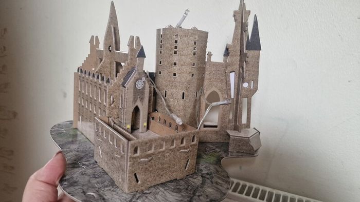 Harry Potter illuminated castle