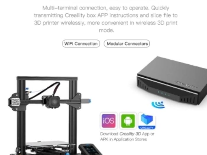 creality wifi box remote 3d printing