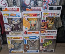 Large Funko Pop Collection, Marvel, Pokemon, Anime, Star Wars, More