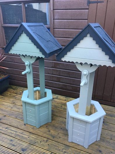 Planters Wishing Well. can deliver