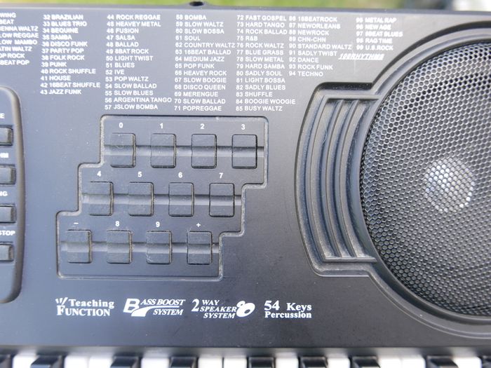 Electronic Keyboard - SK-560 54 Key Keyboard, and keyboard stand