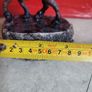 Working Horse Figurine On Stone Plinth. Image 4