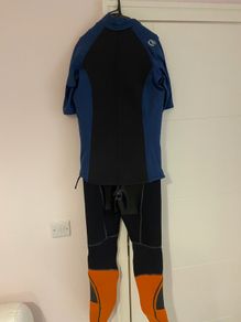 Male Neoprene sleeveless wetsuit+ vest + boots