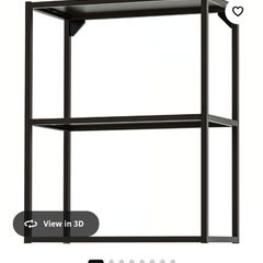 3x ENHETWall frame with shelves, anthracite