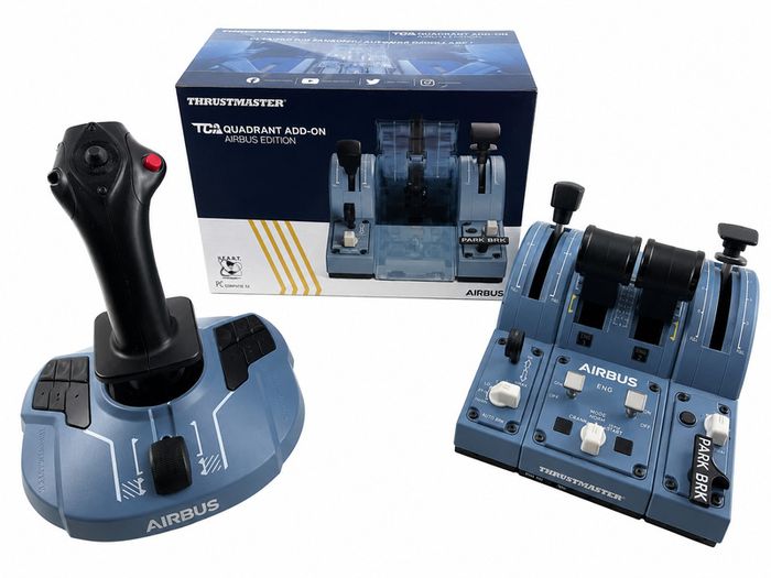 Thrustmaster TCA Captain Pack Airbus Edition for PC Excellent Condition