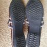 Bronze leather ballet flats / sneakerinas - new, no box Image 2