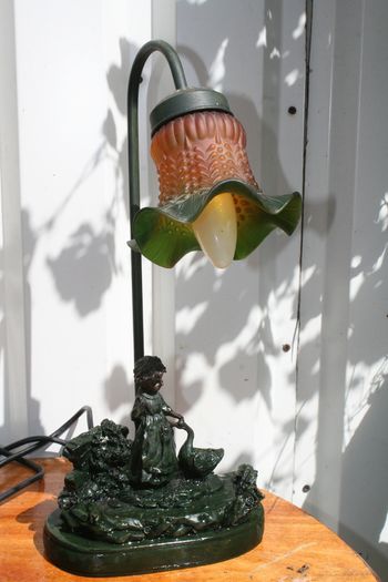 Vintage Table Lamp - 17"