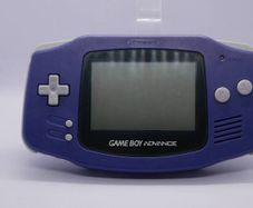 Gameboy Advance purple no battery cover working