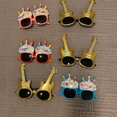 Novelty birthday glasses