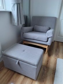 Gaia Baby Rocking Chair and Footstool