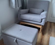 Gaia Baby Rocking Chair and Footstool
