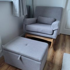 Gaia Baby Rocking Chair and Footstool