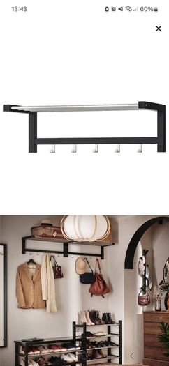 Coat and hat hanger
