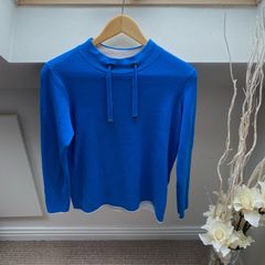 Cecil Tie Neck Cobalt Blue Jumper