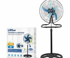 3-in-1 High-Speed Oscillating Floor Fan - 50 cm