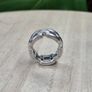 Thomas Sabo Solid Sterling Silver Chunky Chain Link Band Ring 925 Size M-N / 17.0mm Image 2