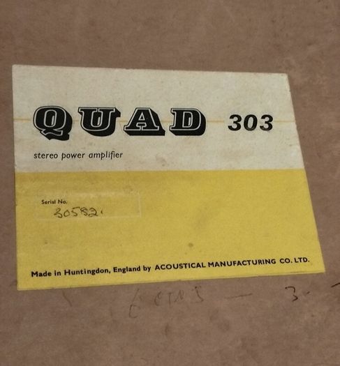 Pre-Power QUAD 33/303