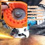 Anti-Stripping Angle Grinder Drill Bit Sharpener 2-13mm 20 Holes with Metal Thread Inserts Fit 115/125 Grinders Renew Old Bits Image 3