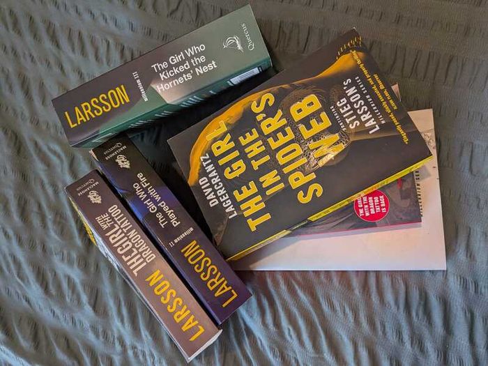 Stieg Larsson's books series The Girl With The Dragon Tattoo