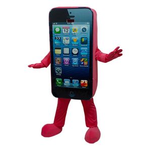 Red Apple Phone Mascot Costume