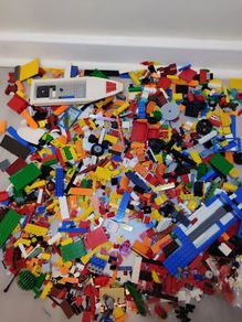 Loose Lego Bright Green Yellow Blue Pieces Loose Lego City