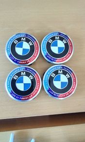 Brand New BMW 50th Anniversary Edition Alloy Wheel Centre Caps 56mm x4