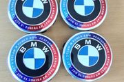 Brand New BMW 50th Anniversary Edition Alloy Wheel Centre Caps 56mm x4