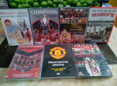 Manchester United Dvd Bundle Collection Class Of '92, Season Review, Official History Etc