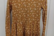 Yellow floral Dress size 11-12
