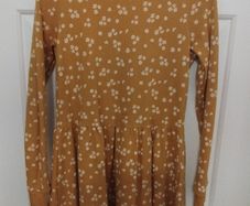 Yellow floral Dress size 11-12