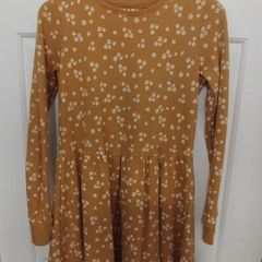 Yellow floral Dress size 11-12