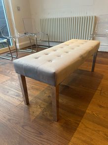 Grey Dining Bench