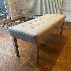 Grey Dining Bench