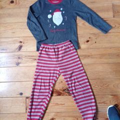 Age 9-10 Christmas Santa Pyjamas