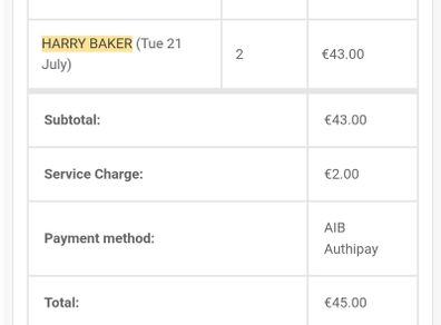 Harry Baker Tickets