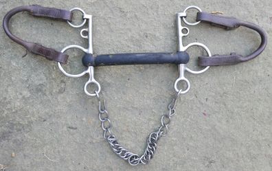 Bit Flexible Rubber Pelham Horse Bit