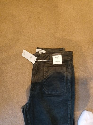 trouseres slim flare m by marks  size 12