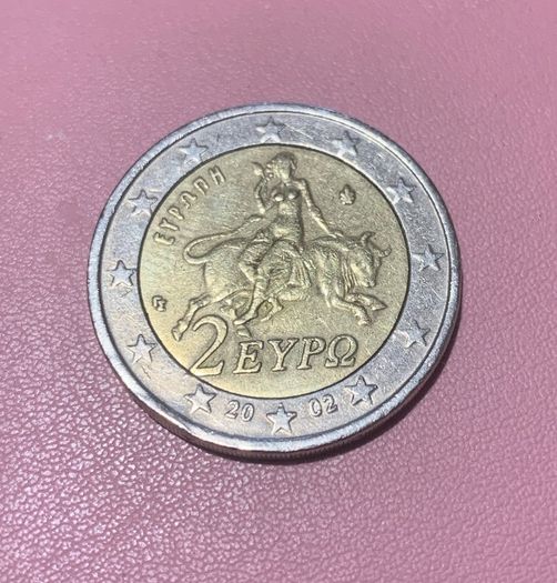Greece Two Euro 2002 Coin